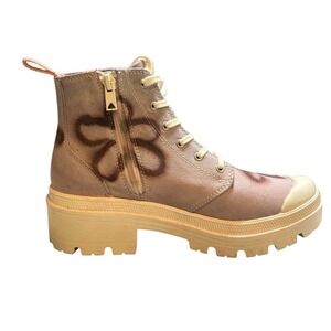 Palladium Pallabase Twill Purple Flower‎ Wmn Contemporary Fashion 7.5 Med Boots
